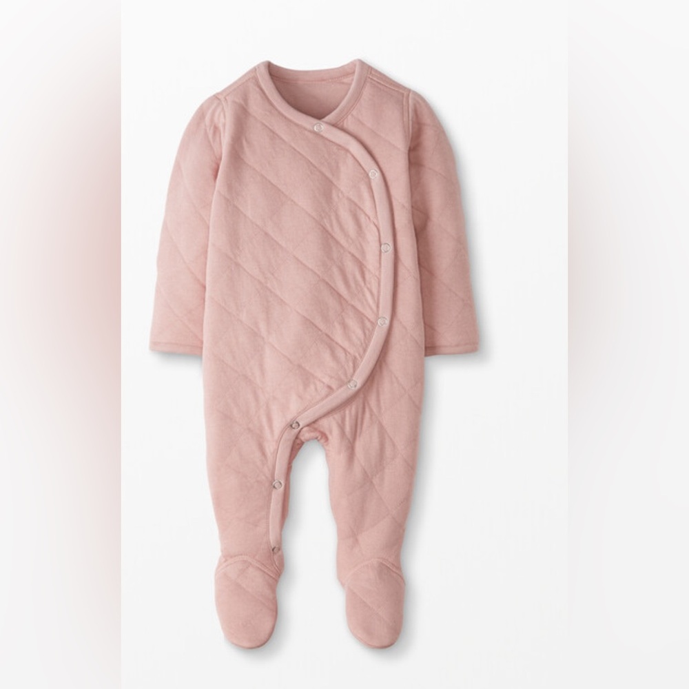 Hanna Andersson Quilted Bunting 12-18 months in pink